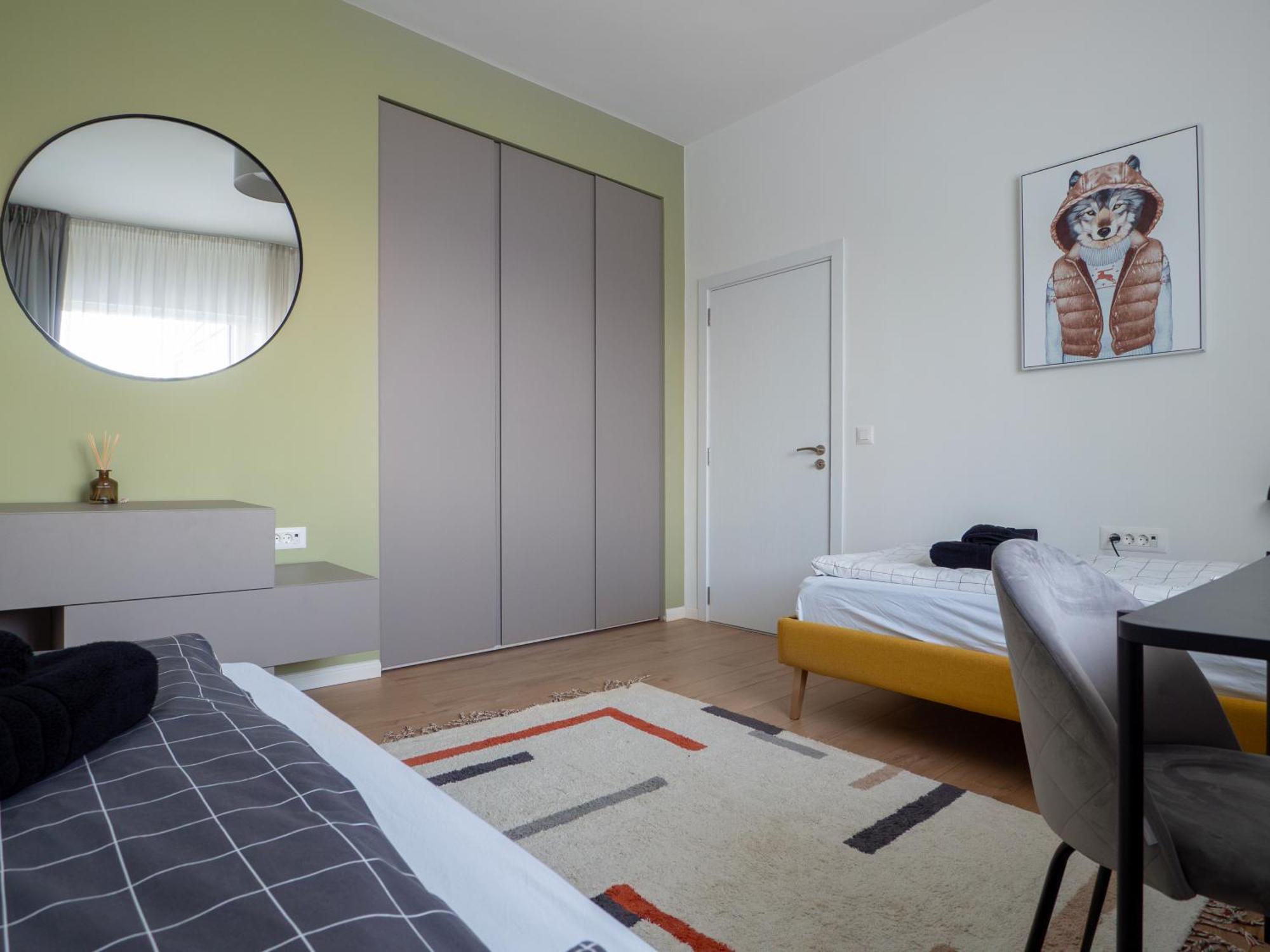 Central Apartment Parking Two Bedrooms Sky Terrace София Екстериор снимка